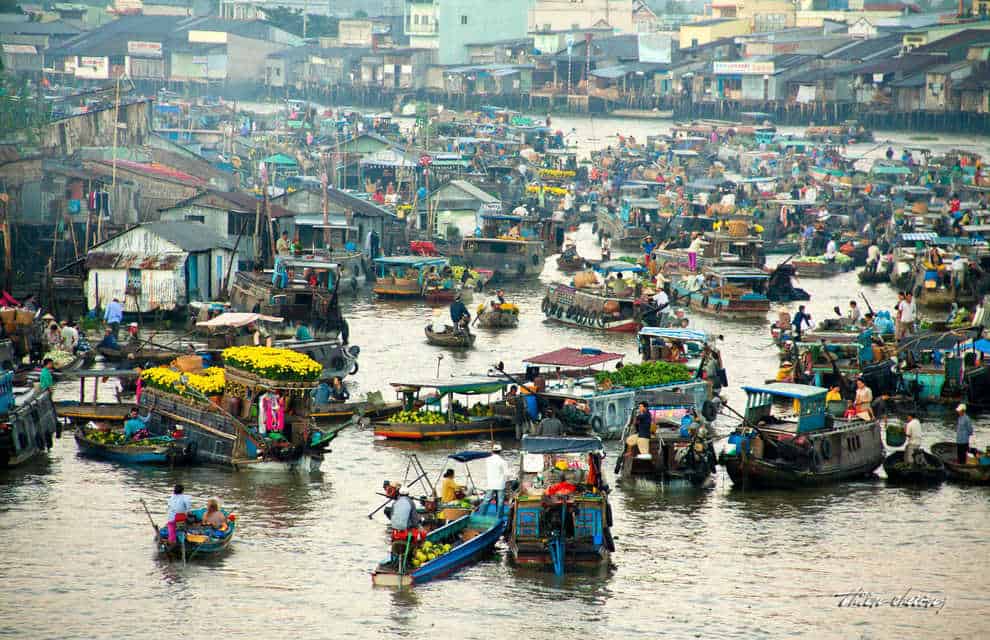 Cai Rang floating market