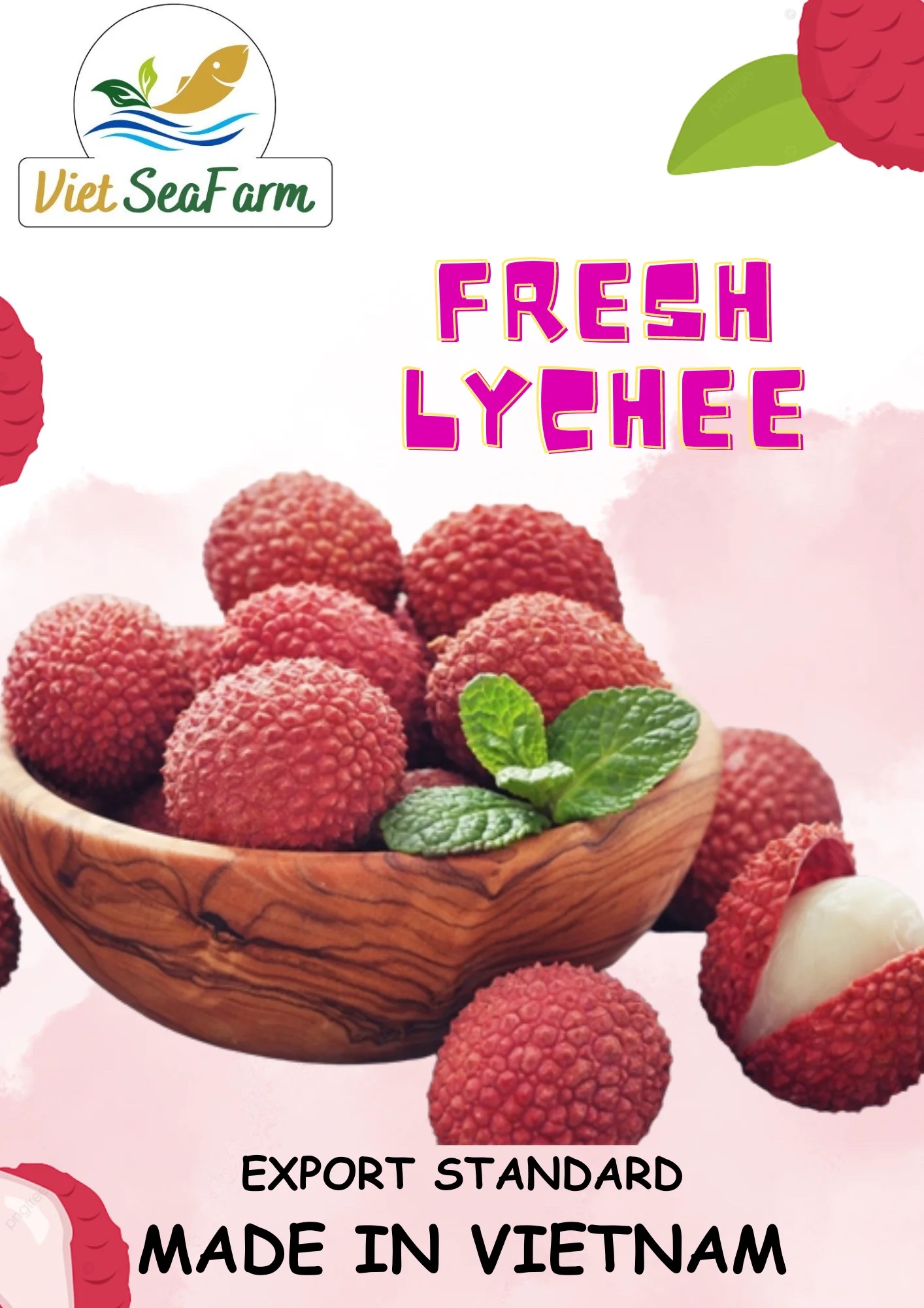  FRESH LYCHEE FROM VIETNAM LYCHEE FRUIT TROPICAL FRESH FRUIT CHEAP PRICE HIGH QUALITY MOST COMPETITION IN MARKET IN 2023