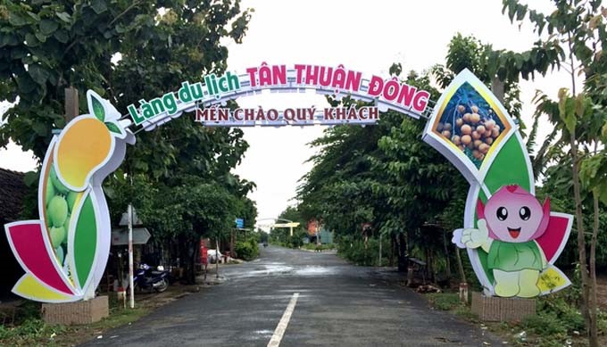 Tan Thuan Dong community-tourism village