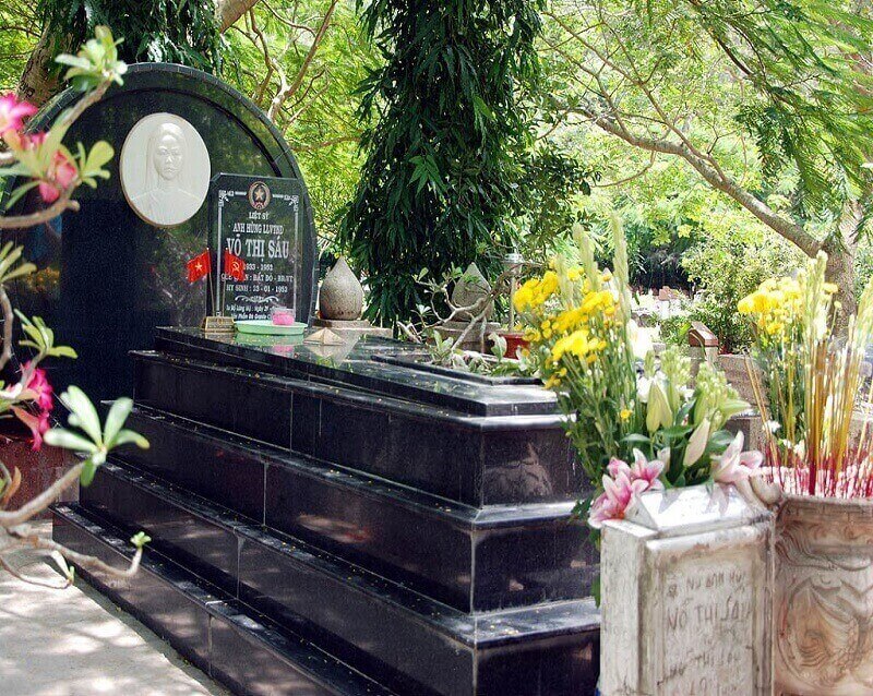 The hero Vo Thi Sau Grave